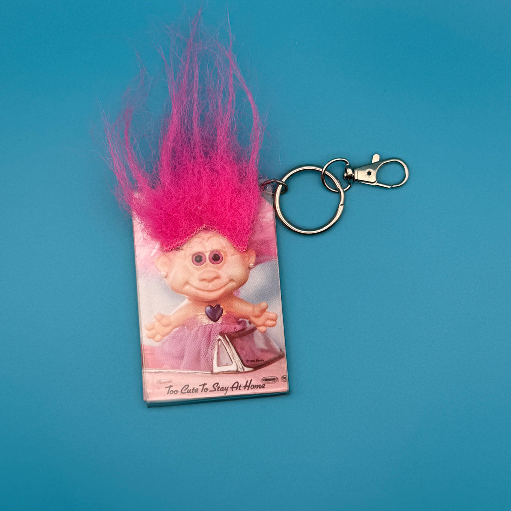1980s-1990s Pink Vintage Keychains & Bag Charms
