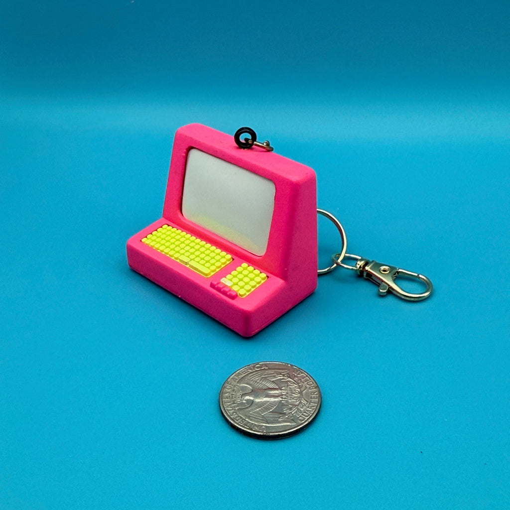 1980s-1990s Pink Vintage Keychains & Bag Charms