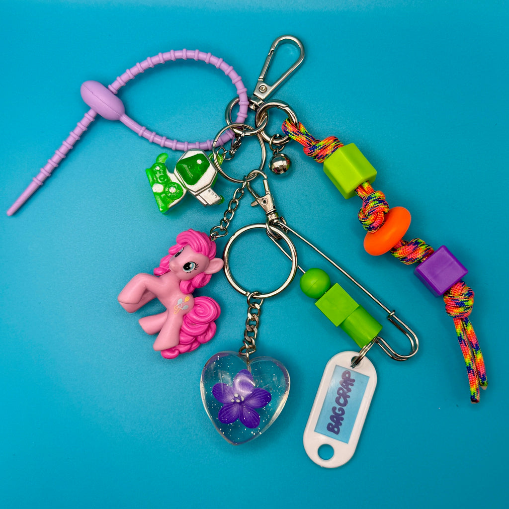 One-of-One Retro Keychain Bag Charm Pack — My Little Pony, Robo Dog