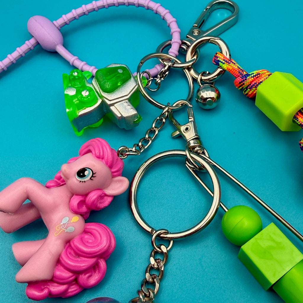 One-of-One Retro Keychain Bag Charm Pack — My Little Pony, Robo Dog