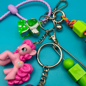 One-of-One Retro    Pack — My Little Pony, Robo Dog -  vintage keychain vintage charms for bag nostalgia vintage keychains y2k collectible - Bag Crap
