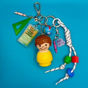 One-of-One 90s     Pack — Teacher Set - vintage bag charm packs nostalgia vintage y2k vintage keychain vintage charms for bag nostalgia vintage keychains y2k collectible - Bag Crap