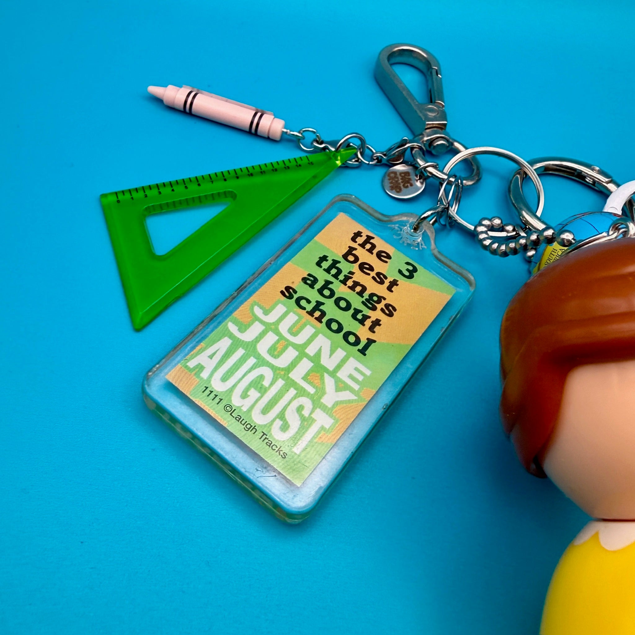One-of-One 90s     Pack — Teacher Set - vintage bag charm packs nostalgia vintage y2k vintage keychain vintage charms for bag nostalgia vintage keychains y2k collectible - Bag Crap