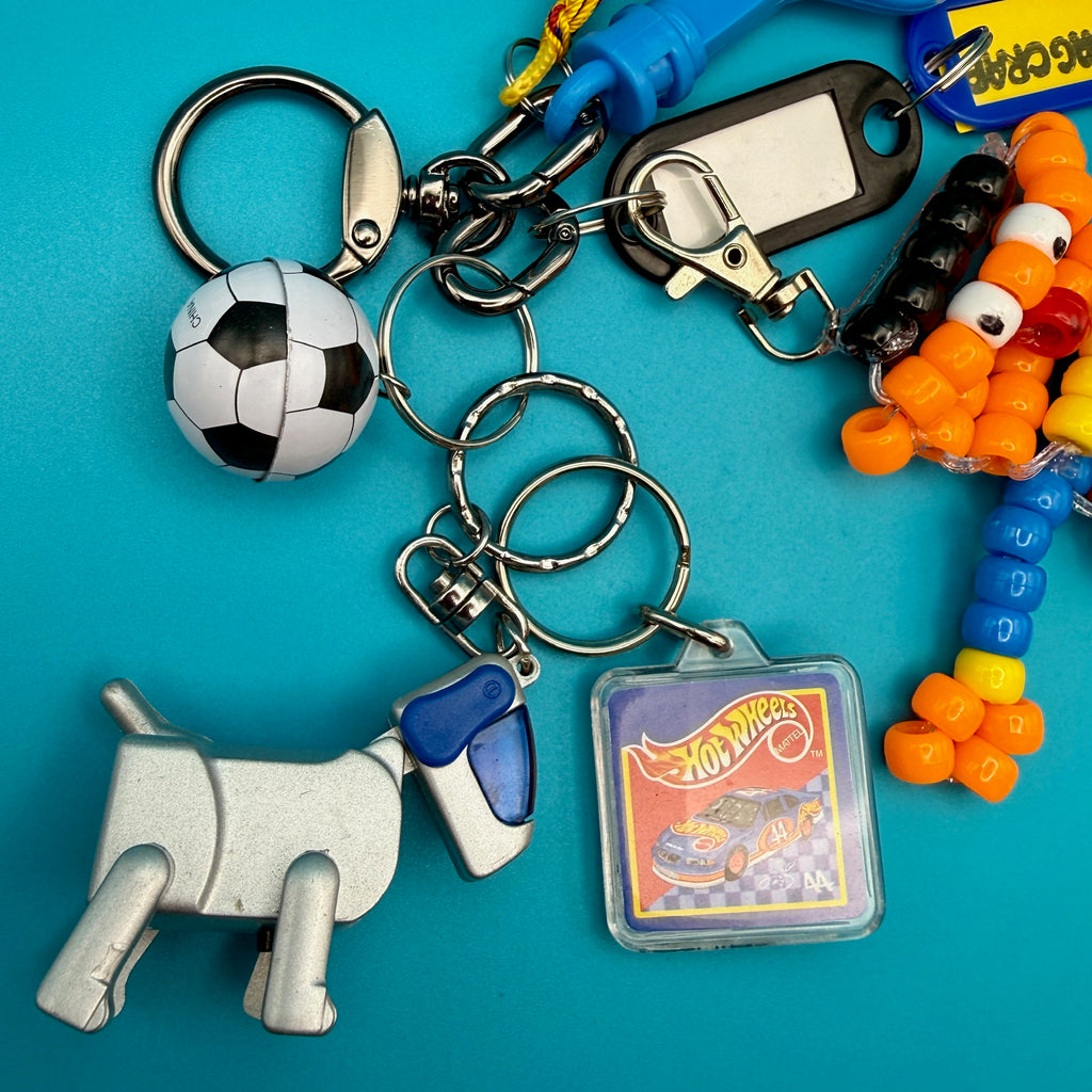 One-of-One Y2K Vintage Keychain Bag Charm Pack — Ernie, Robot Dog