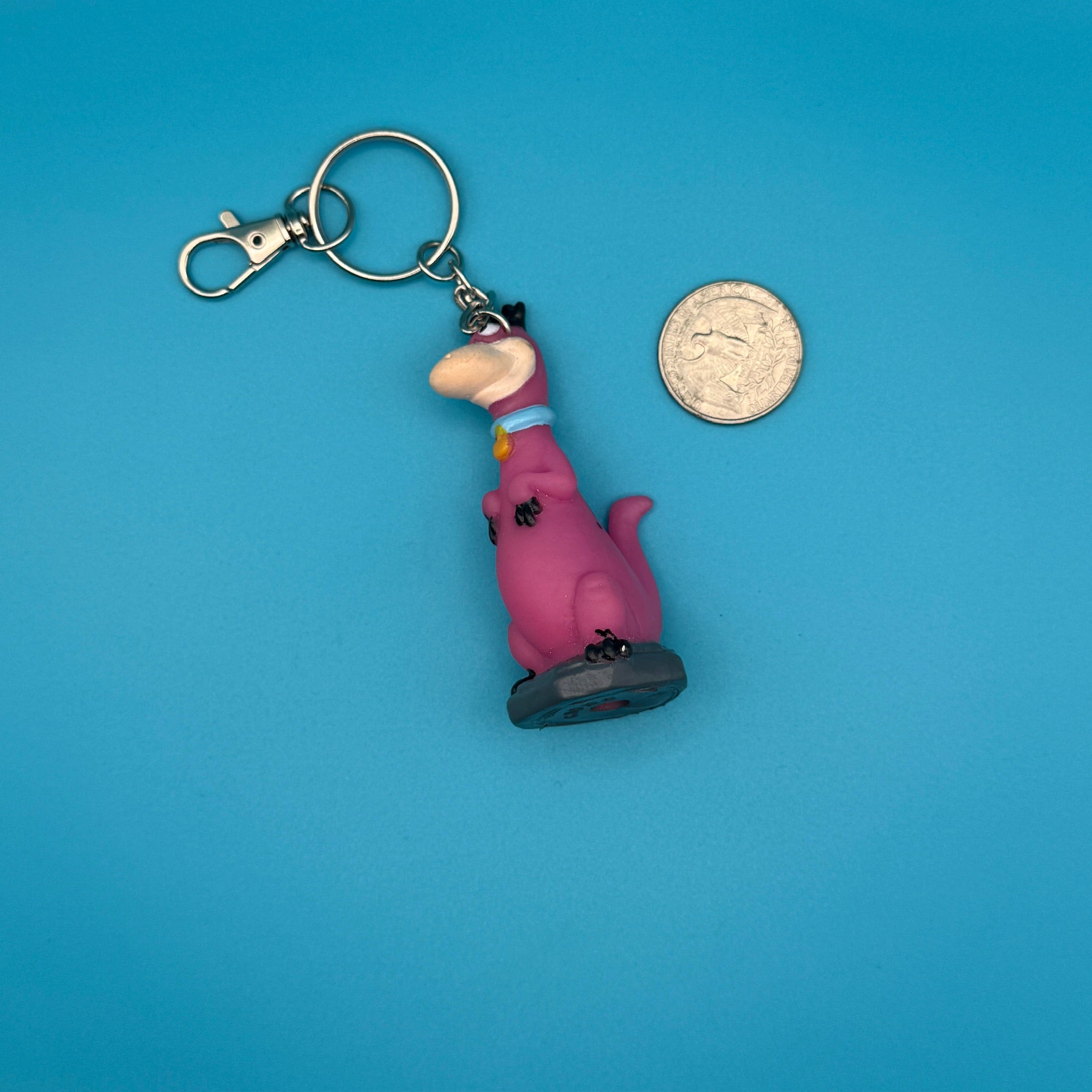 1980s-1990s Purple  s &  s -  vintage keychain vintage charms for bag nostalgia vintage keychains y2k collectible - Bag Crap