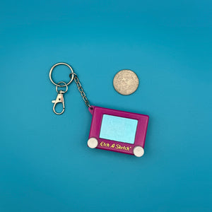 1980s-1990s Purple  s &  s -  vintage keychain vintage charms for bag nostalgia vintage keychains y2k collectible - Bag Crap