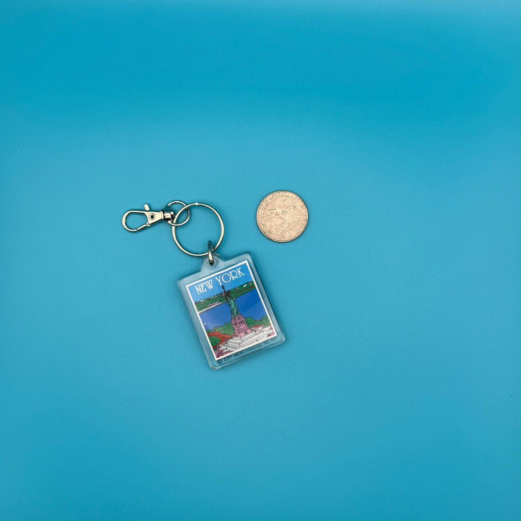 1980s-1990s Blue Vintage Keychains & Bag Charms