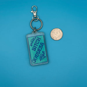 1980s-1990s Blue  s &  s -  vintage keychain vintage charms for bag nostalgia vintage keychains y2k collectible - Bag Crap