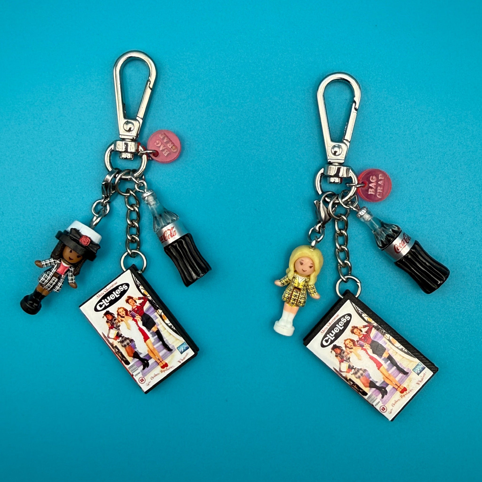 Clueless Polly Pocket Mini Character s - vintage bag charm packs nostalgia vintage y2k vintage keychain vintage charms for bag nostalgia vintage keychains y2k collectible - Bag Crap