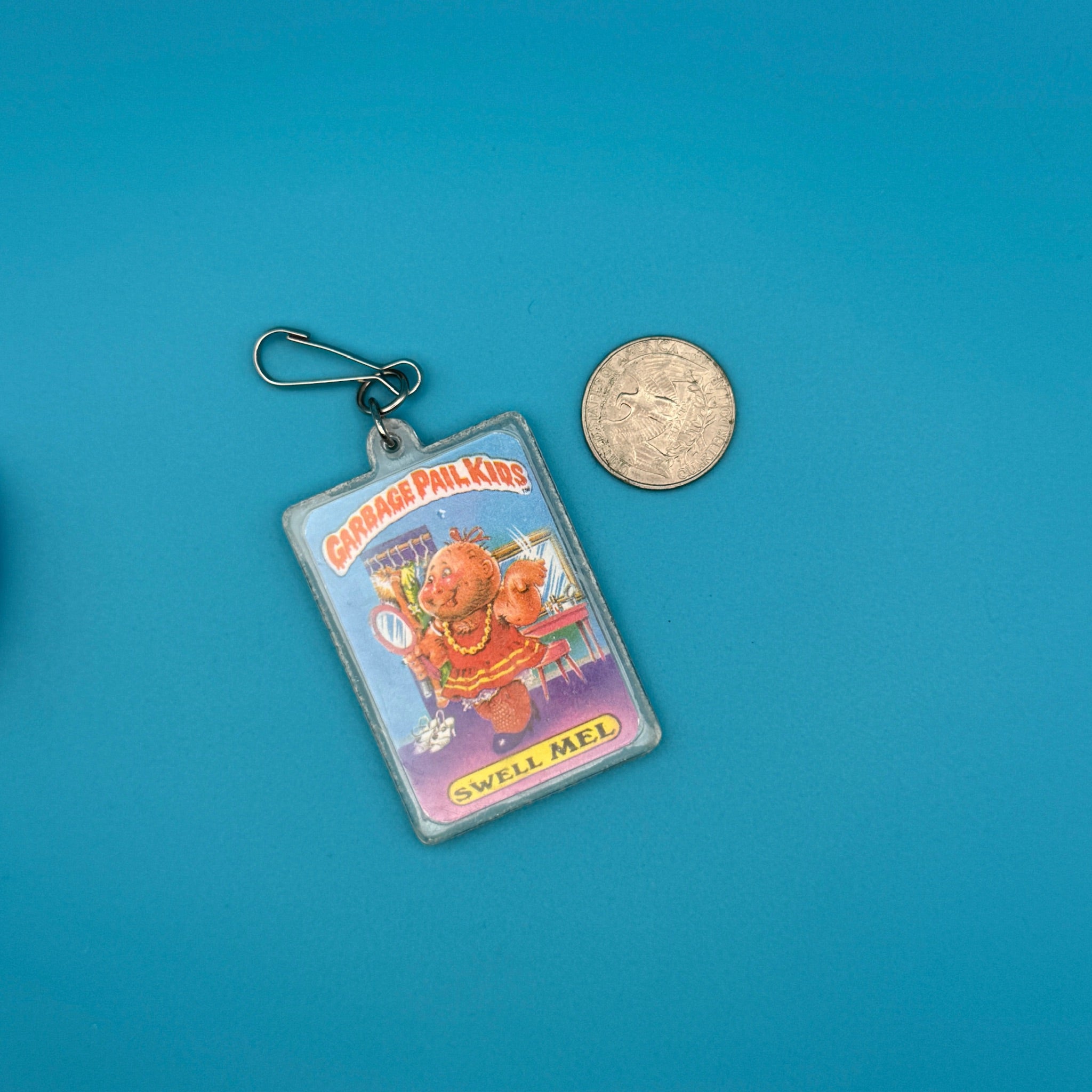 1980s-1990s Blue  s &  s -  vintage keychain vintage charms for bag nostalgia vintage keychains y2k collectible - Bag Crap