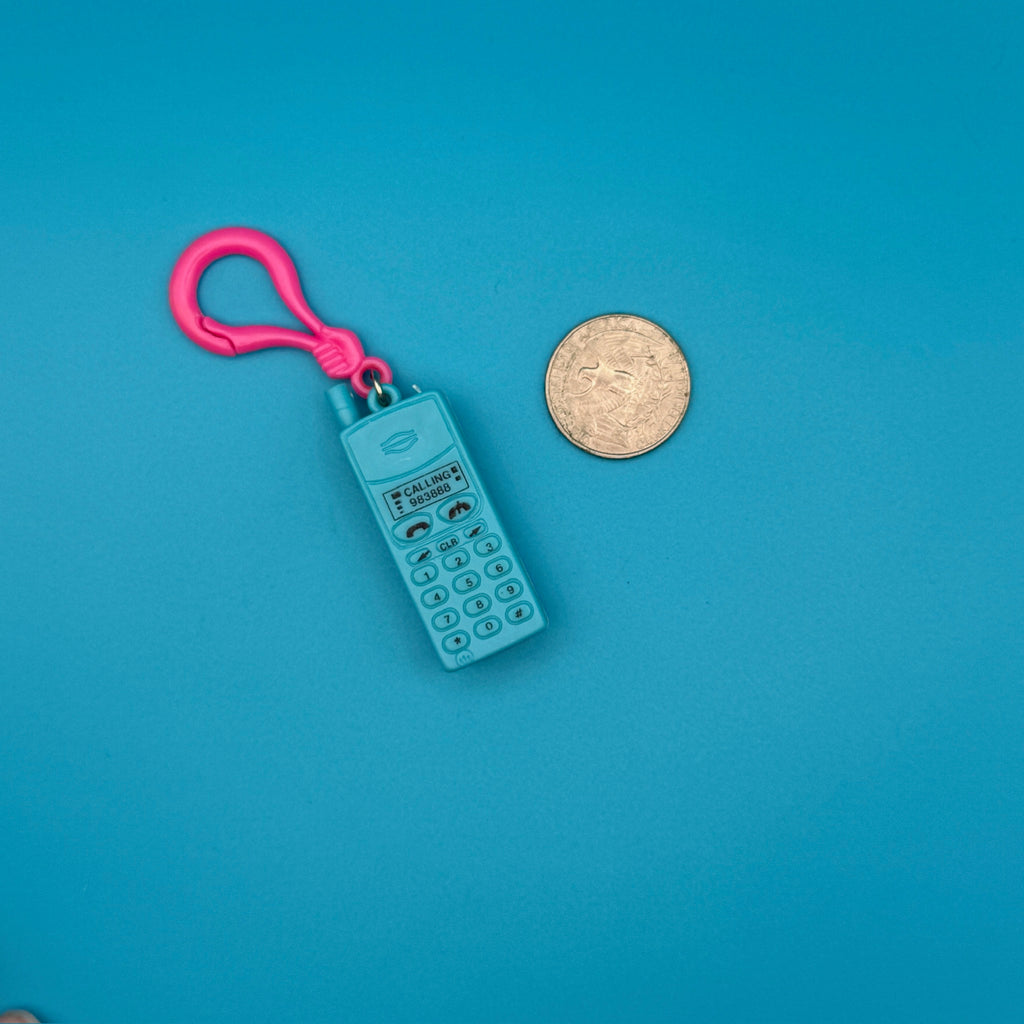 1980s-1990s Blue Vintage Keychains & Bag Charms