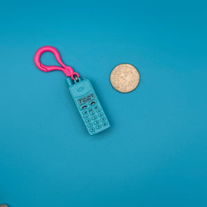 1980s-1990s Blue  s &  s -  vintage keychain vintage charms for bag nostalgia vintage keychains y2k collectible - Bag Crap