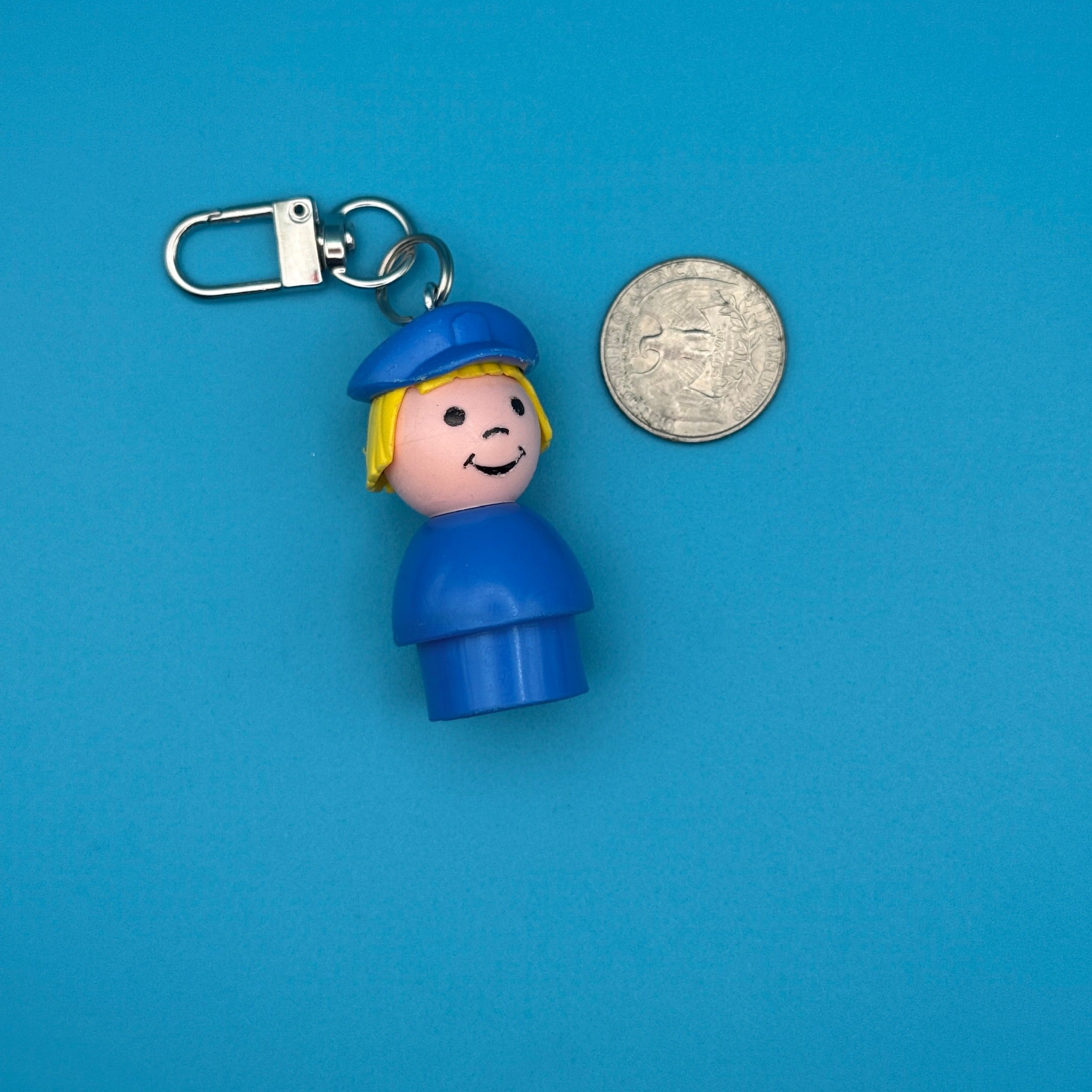 Fisher Price Little People  s -  vintage keychain vintage charms for bag nostalgia vintage keychains y2k collectible - Bag Crap