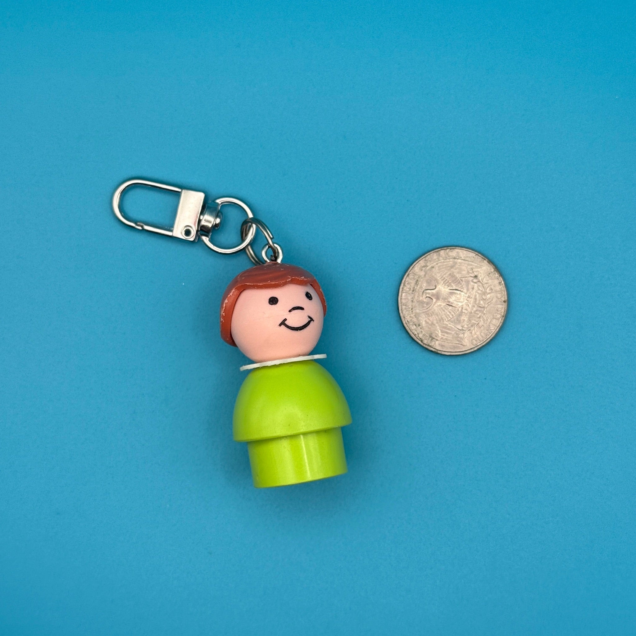 Fisher Price Little People  s -  vintage keychain vintage charms for bag nostalgia vintage keychains y2k collectible - Bag Crap