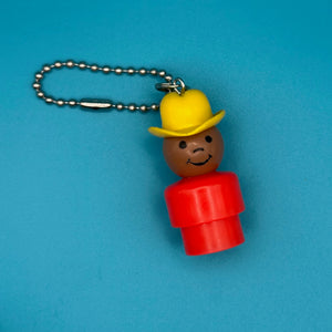 Fisher 1970s Price Little People  s -  vintage keychain vintage charms for bag nostalgia vintage keychains y2k collectible - Bag Crap