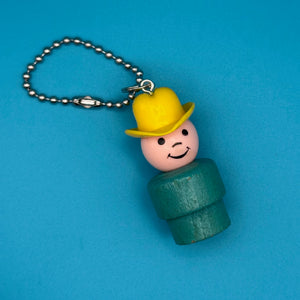 Fisher 1970s Price Little People  s -  vintage keychain vintage charms for bag nostalgia vintage keychains y2k collectible - Bag Crap