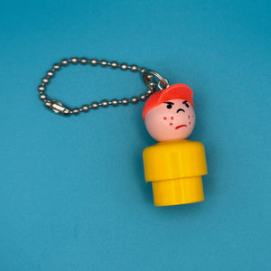 Fisher 1970s Price Little People  s -  vintage keychain vintage charms for bag nostalgia vintage keychains y2k collectible - Bag Crap