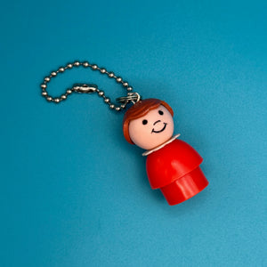Fisher 1970s Price Little People  s -  vintage keychain vintage charms for bag nostalgia vintage keychains y2k collectible - Bag Crap