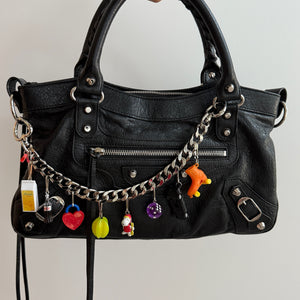 Diet Coke & Snoopy XL Silver   Chain - snoopy rar peanuts vintage keychain vintage charms for bag nostalgia vintage keychains y2k collectible - Bag Crap