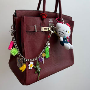 & Trinket  Chain - vintage bag charm chains silver nostalgia vintage y2k vintage keychain vintage charms for bag nostalgia vintage keychains y2k collectible - Bag Crap