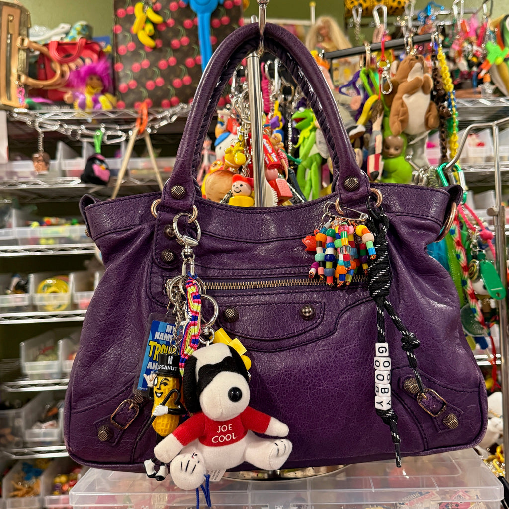 One-of-One Y2K Vintage Keychain Bag Charm Pack — Joe Cool Snoopy, Mr. Peanut