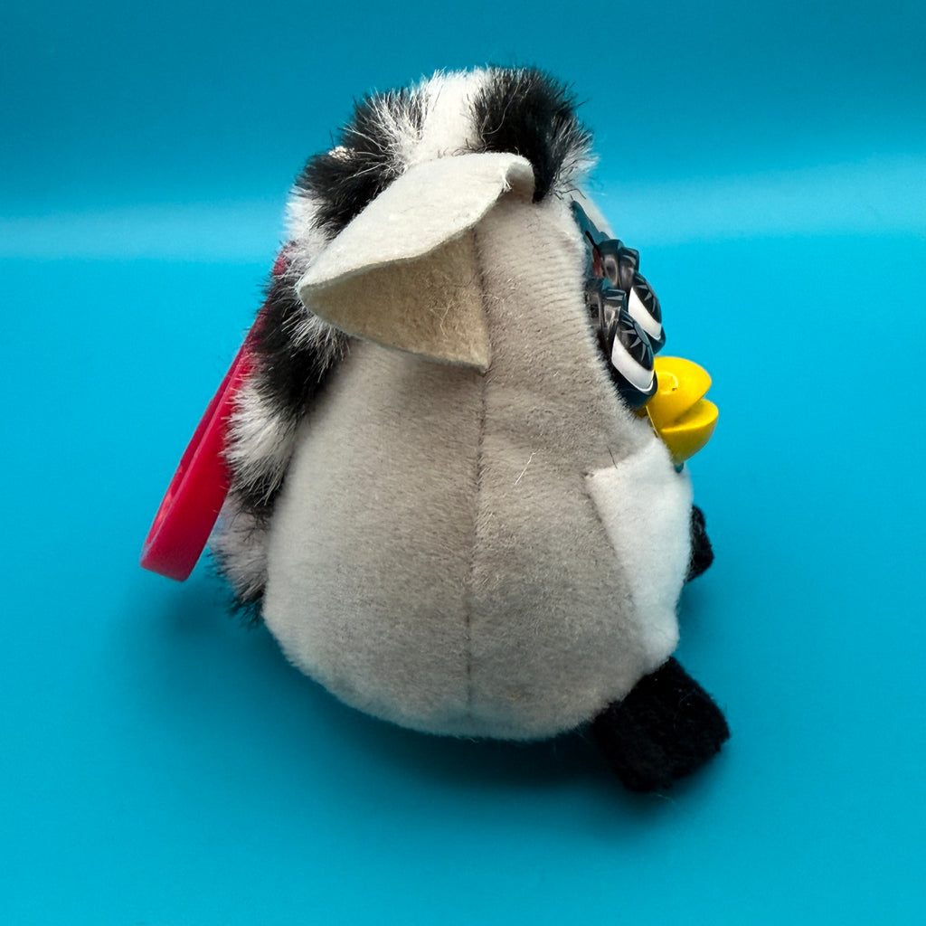 Vintage Grey & Black Furby Plushie Bag Charm