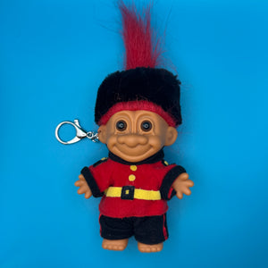 RARE 4'  Troll Doll  : Red Hair Royal King's Guard - troll charms troll keychains vintage keychain vintage charms for bag nostalgia vintage keychains y2k collectible - Bag Crap
