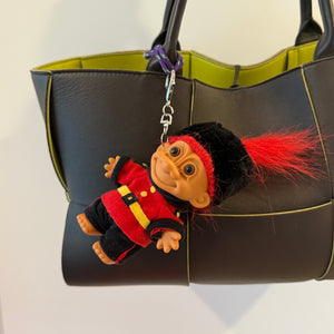 RARE 4'  Troll Doll  : Red Hair Royal King's Guard - troll charms troll keychains vintage keychain vintage charms for bag nostalgia vintage keychains y2k collectible - Bag Crap