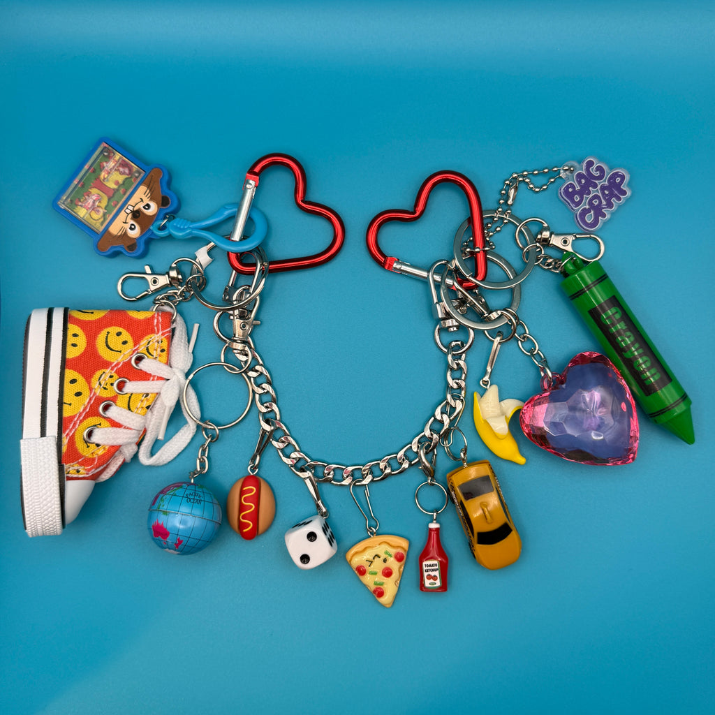 Vintage Keychain & Trinket Bag Charm Chain