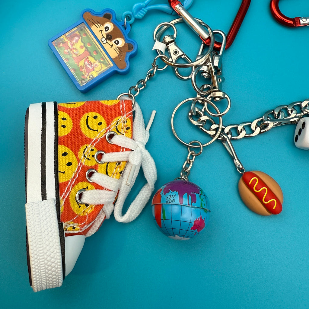 Vintage Keychain & Trinket Bag Charm Chain