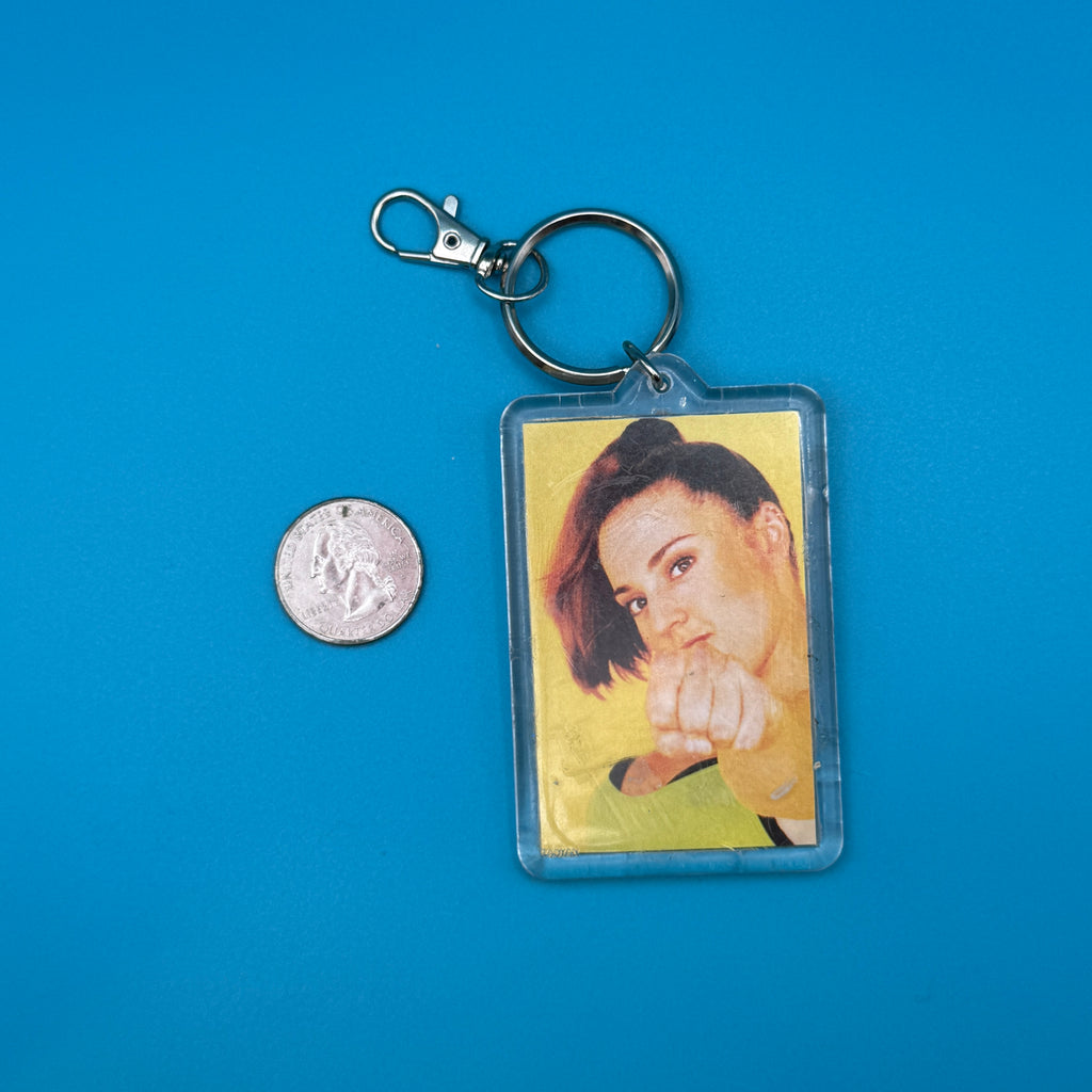 1970s-Y2K Vintage Bag Charms & Vintage Keychains: Yellow Collection