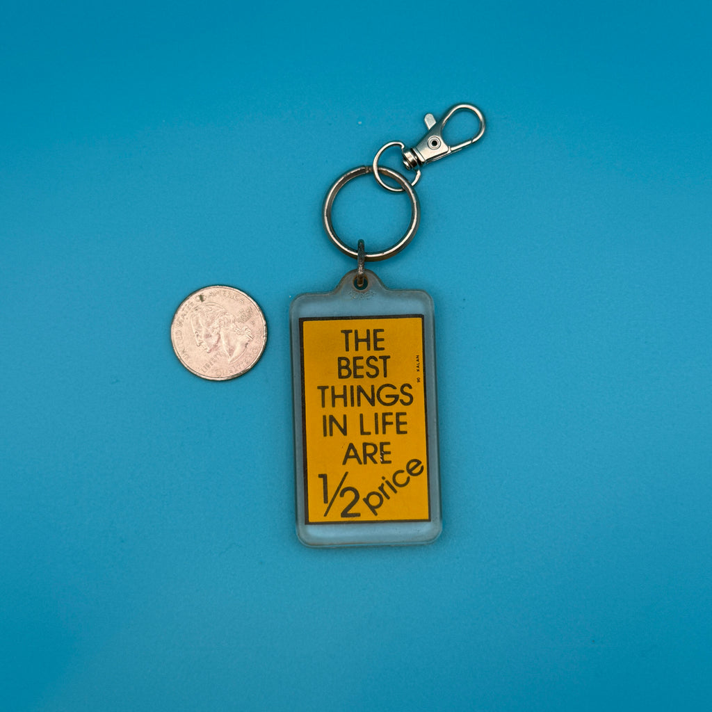 1970s-Y2K Vintage Bag Charms & Vintage Keychains: Yellow Collection