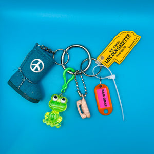 Blue Ugg Boot Y2k    &  Pack -  vintage keychain vintage charms for bag nostalgia vintage keychains y2k collectible - Bag Crap