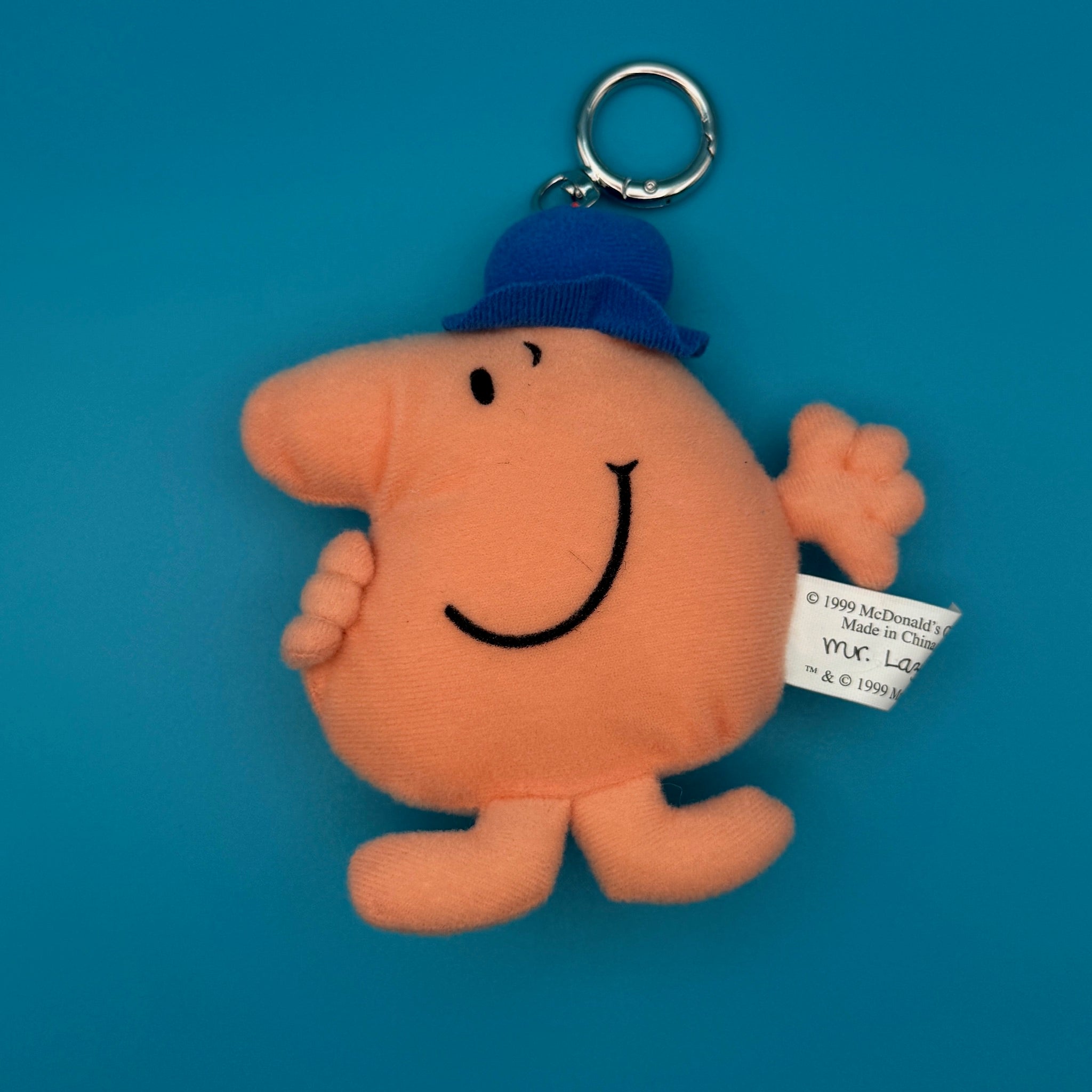 1999 Mr. Men 'Mr. Lazy' McDonald's Plush -  vintage keychain vintage charms for bag nostalgia vintage keychains y2k collectible - Bag Crap
