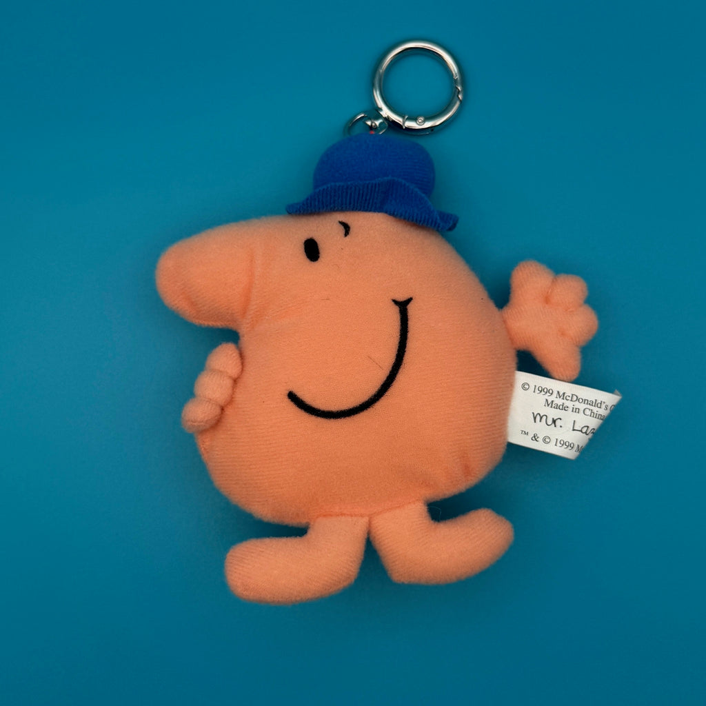Vintage 1999 Mr. Men 'Mr. Lazy' McDonald's Plush Bag Charm