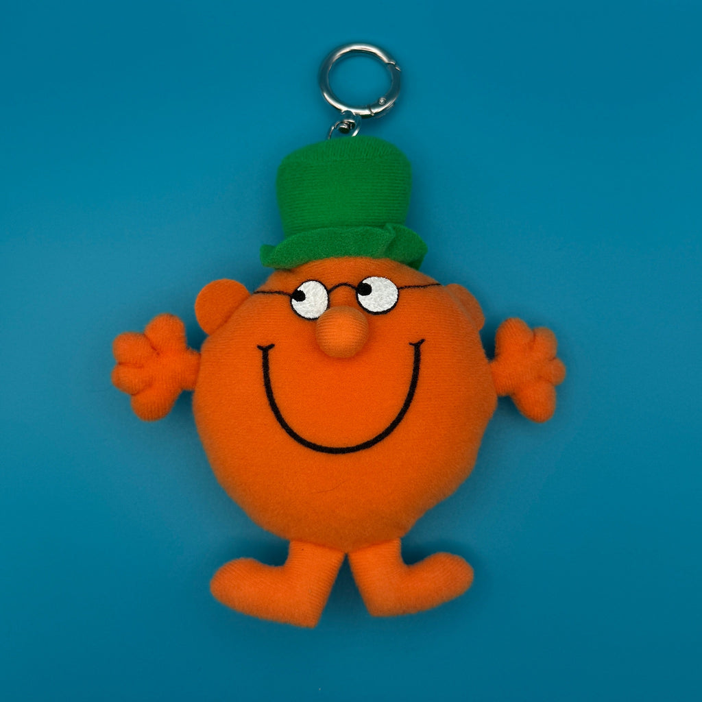Vintage 1999 Mr. Men 'Mr. Clever' McDonald's Plush Bag Charm