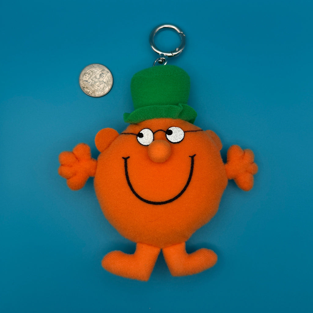 Vintage 1999 Mr. Men 'Mr. Clever' McDonald's Plush Bag Charm
