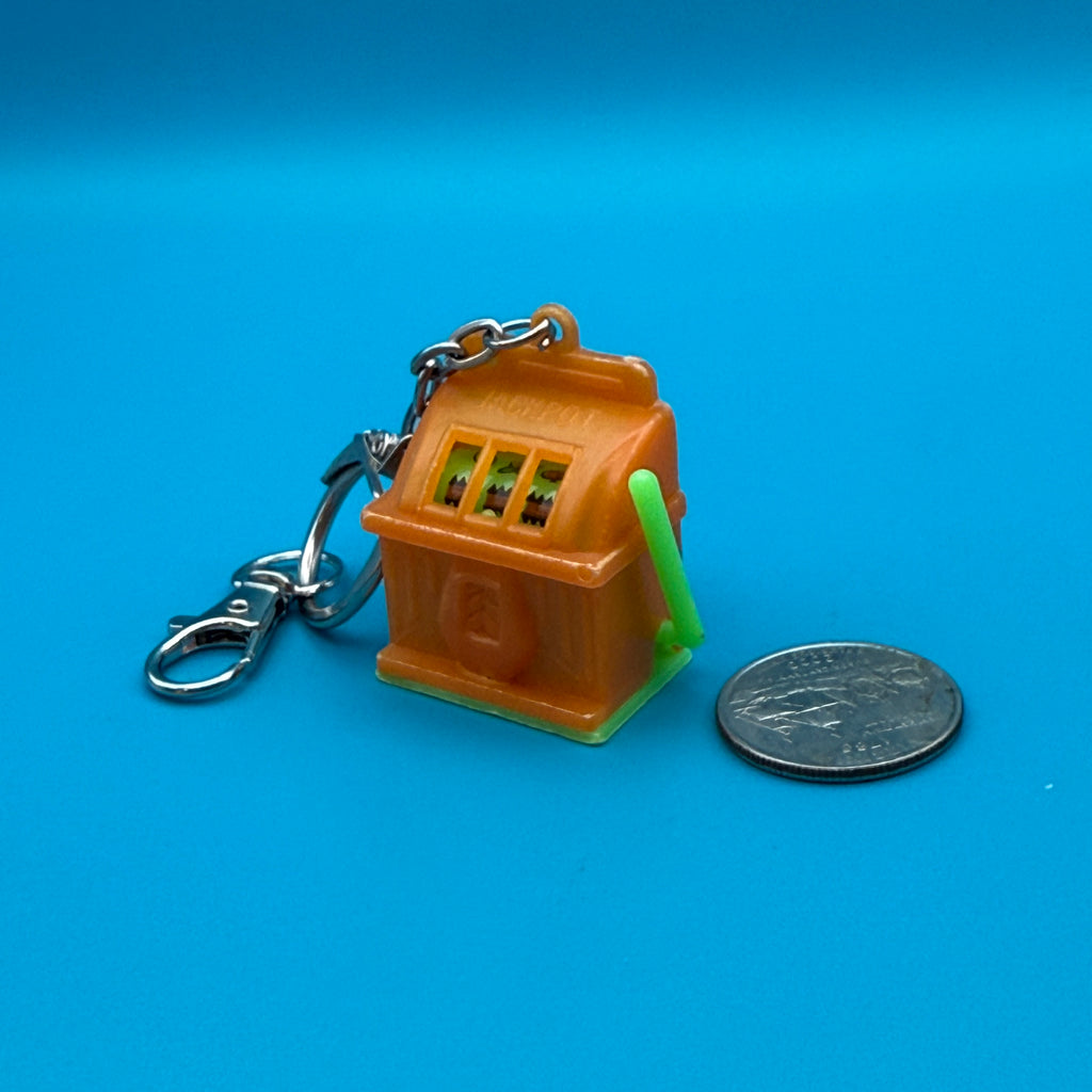 1970s-Y2K Vintage Bag Charms & Vintage Keychains: Orange Collection