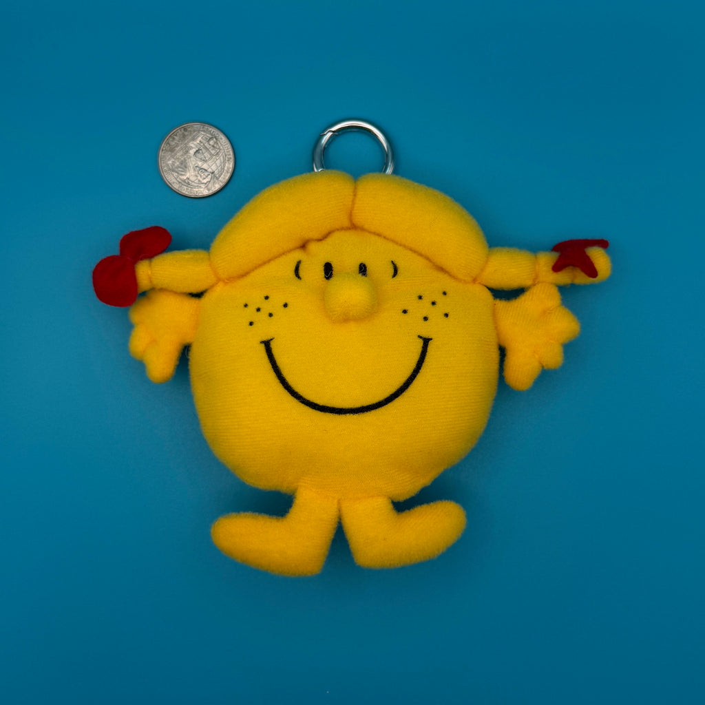 Vintage 1999 Mr. Men 'Little Miss Sunshine' McDonald's Plush Bag Charm