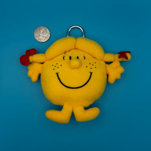 1999 Mr. Men 'Little Miss Sunshine' McDonald's Plush -  vintage keychain vintage charms for bag nostalgia vintage keychains y2k collectible - Bag Crap