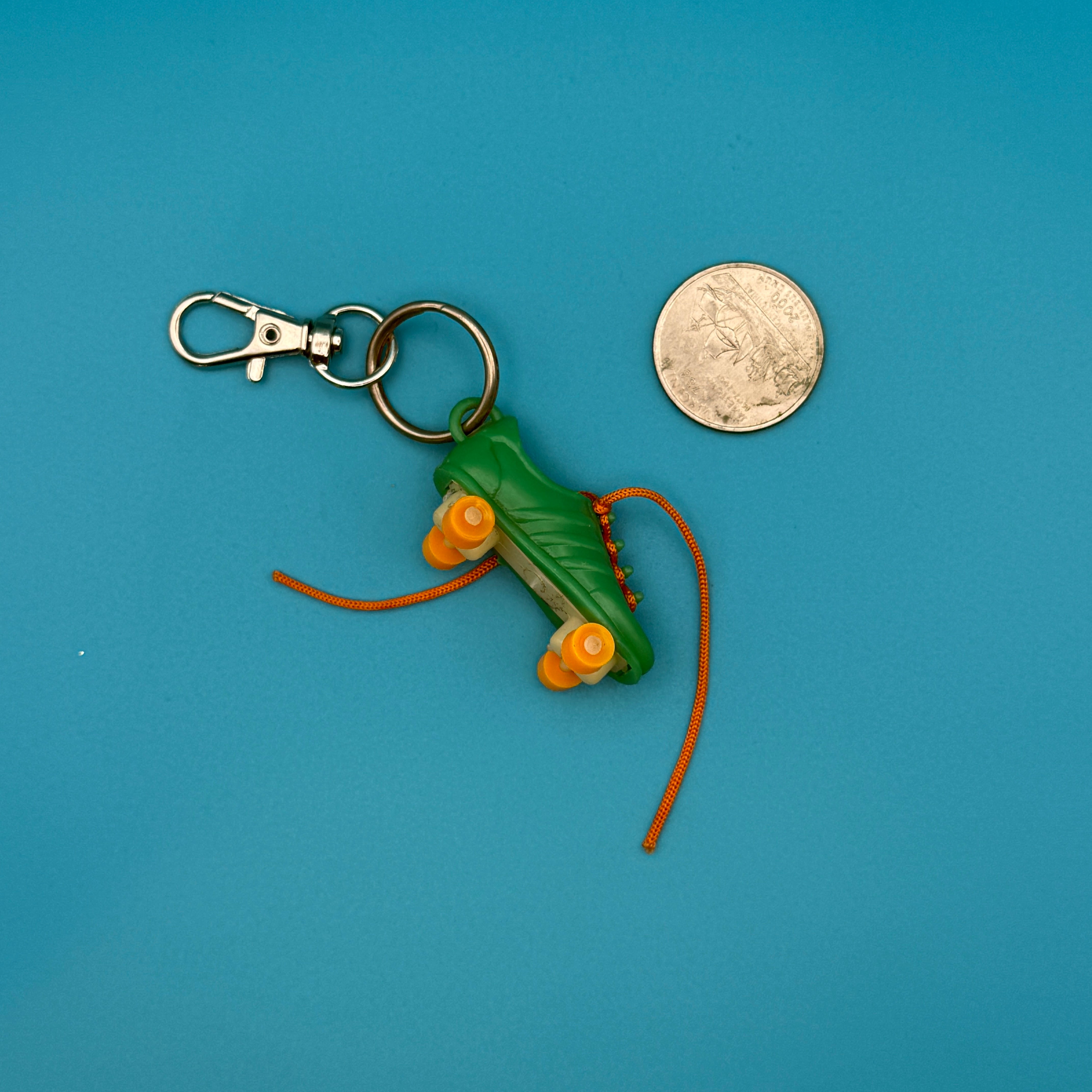 1970s-   s &  s: Green Collection -  vintage keychain vintage charms for bag nostalgia vintage keychains y2k collectible - Bag Crap