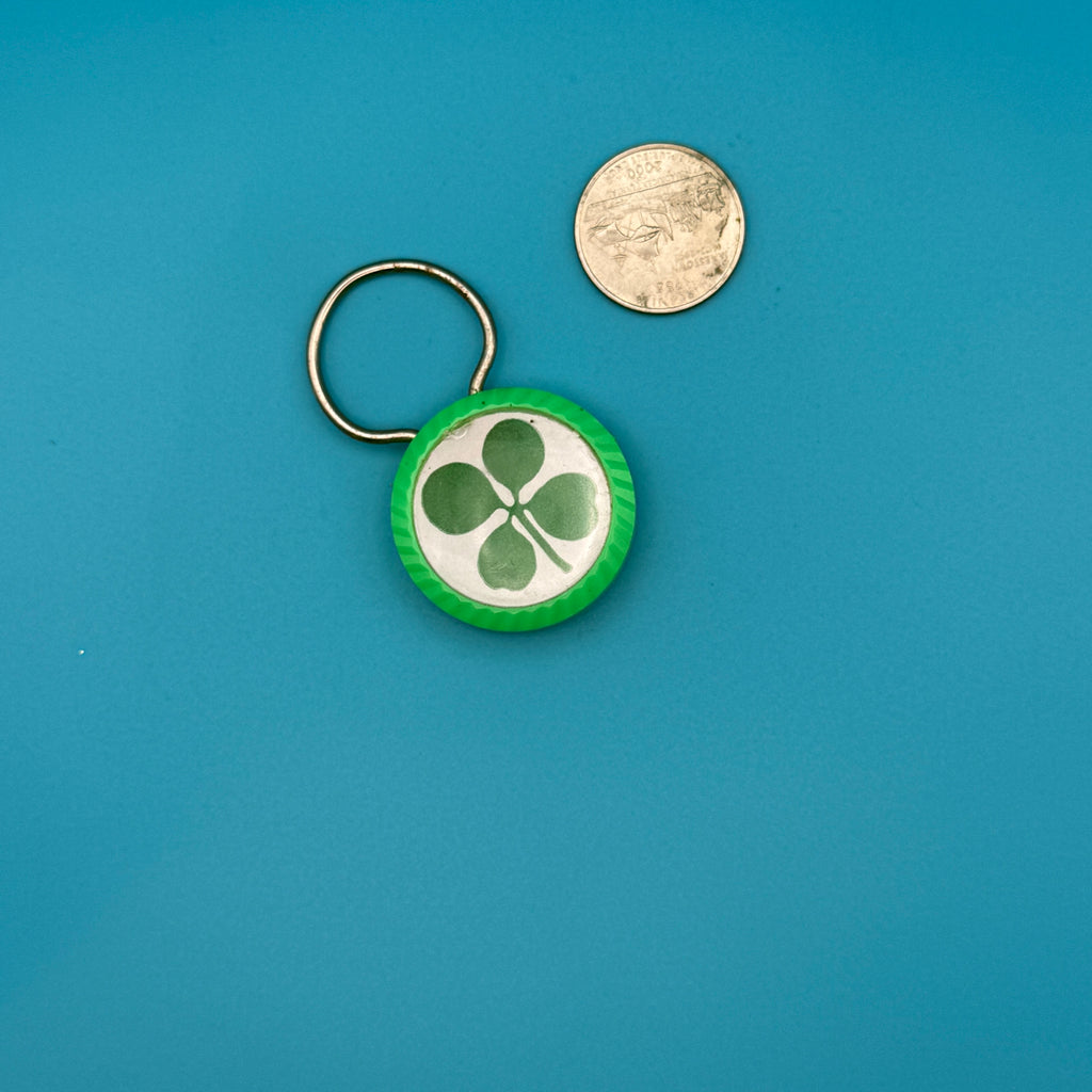 1970s-Y2K Vintage Bag Charms & Vintage Keychains: Green Collection