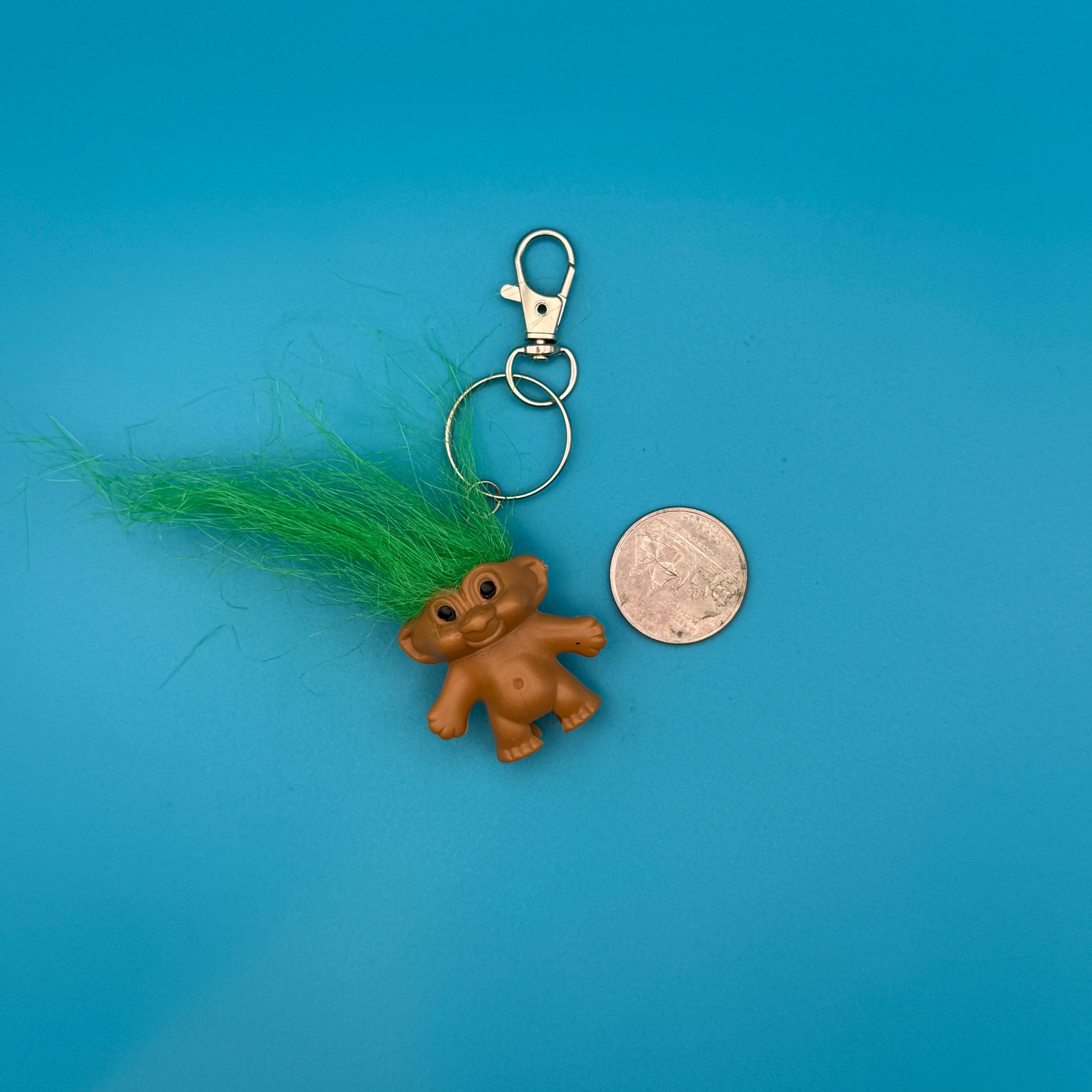 1970s-   s &  s: Green Collection -  vintage keychain vintage charms for bag nostalgia vintage keychains y2k collectible - Bag Crap