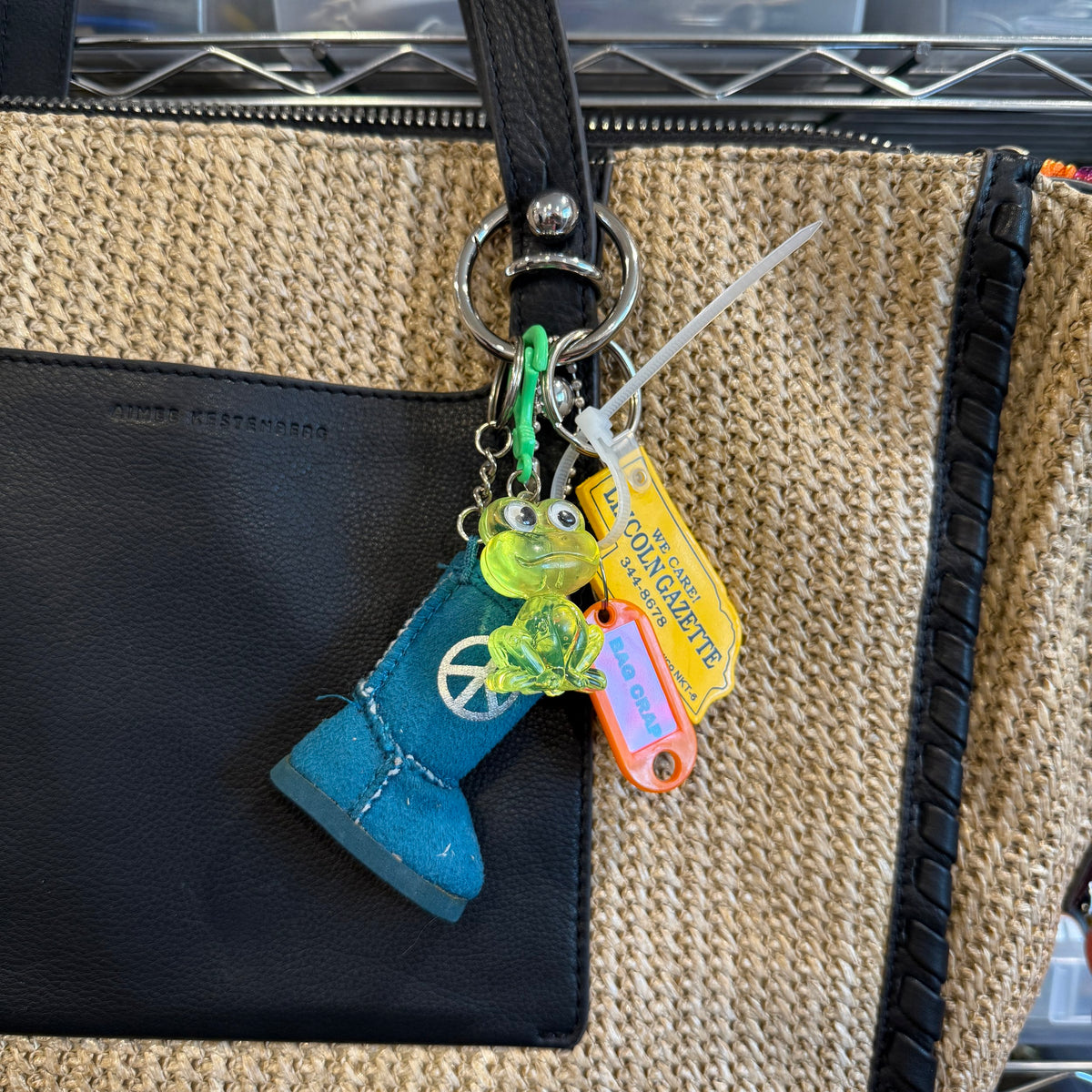 Blue Ugg Boot Y2k    &  Pack -  vintage keychain vintage charms for bag nostalgia vintage keychains y2k collectible - Bag Crap