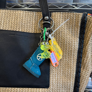 Blue Ugg Boot Y2k    &  Pack -  vintage keychain vintage charms for bag nostalgia vintage keychains y2k collectible - Bag Crap
