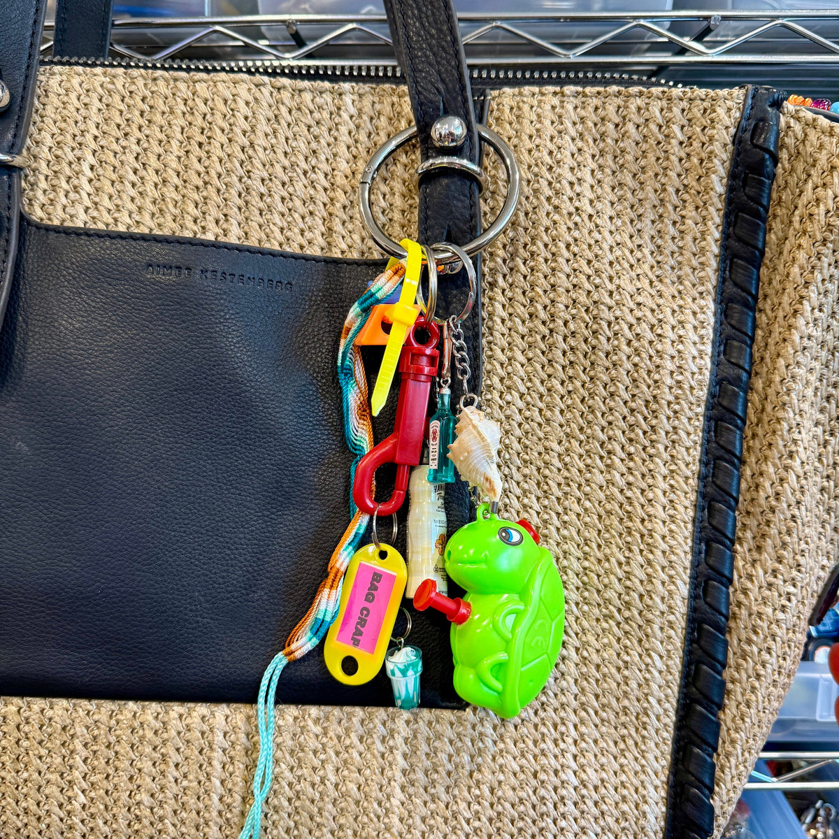Green Turtle Squirt Gun    &  Pack -  vintage keychain vintage charms for bag nostalgia vintage keychains y2k collectible - Bag Crap