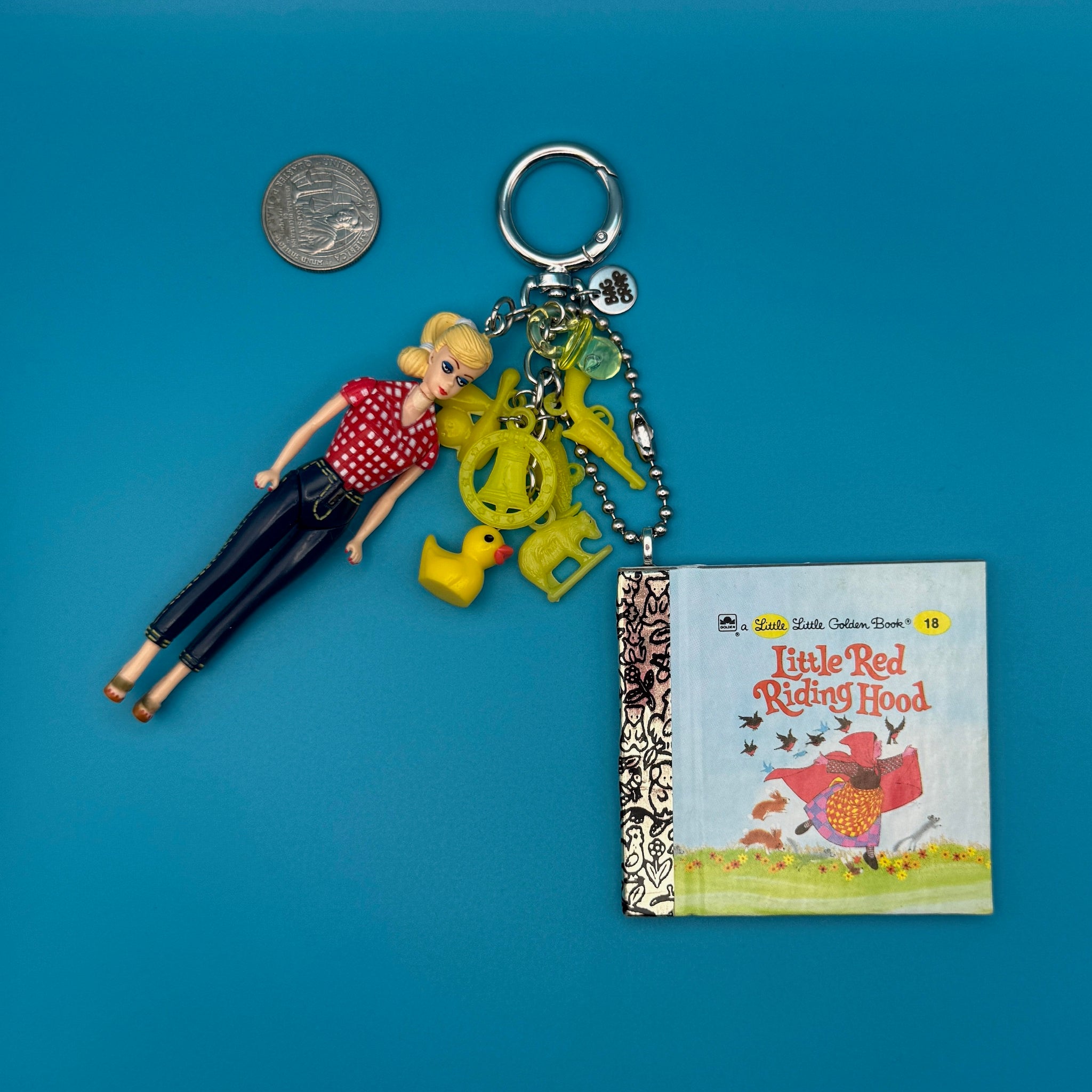 1:1     Pack — Barbie, Little Red Riding Hood Book - barbie doll toy pink rare vintage keychain vintage charms for bag nostalgia vintage keychains y2k collectible - Bag Crap