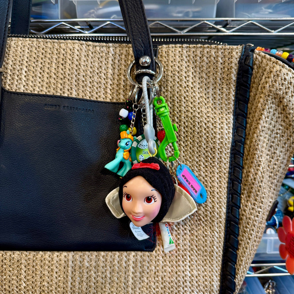 Snow White Plushie Troll Doll Vintage Y2k Bag Charm & Keychain Pack