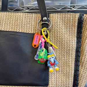 Muppet Babies Gonzo 80's    &  Pack -  vintage keychain vintage charms for bag nostalgia vintage keychains y2k collectible - Bag Crap