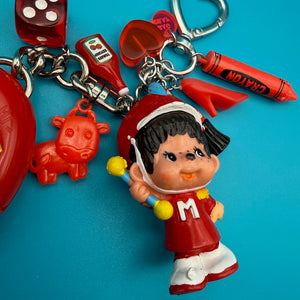 1:1  70s Monchichi Tamagotchi    Pack -  vintage keychain vintage charms for bag nostalgia vintage keychains y2k collectible - Bag Crap
